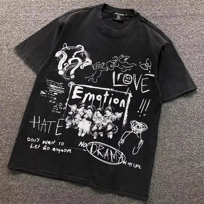 ¥108 MI⭐⭐D EM⭐⭐ION T-SHIRT 3205274217(im 170cm 60kg i wear size S in the phot)