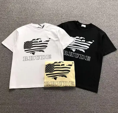 ¥98 RHUDE T-SHIRT 3205272117(im 170cm 60kg i wear size S in the phot)