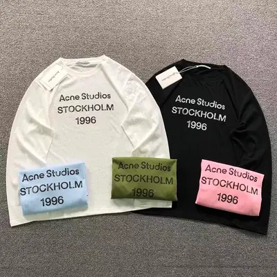 ￥138 ACNE STUDIOS LONG SLEEVED 2205282001（im 170cm 60kg i wear size L in the phot）