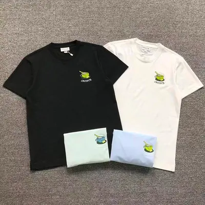 ￥98 LACOSTE T-SHIRT 125280308（im 170cm 60kg i wear size S in the phot）
