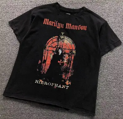 ￥98 SAINT MICHAEL T-SHIRT 42053008155（im 170cm 60kg i wear size S in the phot）