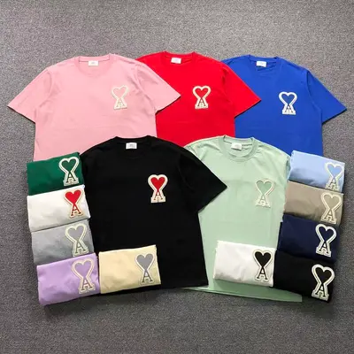 ¥ 78 AMI T-SHIRT 126113181 (im 170cm 60kg i wear size M in the phot)