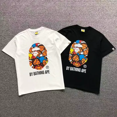 ￥88 BAPE T-SHIRT 3206031521（im 170cm 60kg i wear size M in the phot）