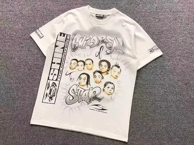 ￥118 HELLSTAR T-SHIRT 3206033872 （im 170cm 60kg i wear size M in the phot）