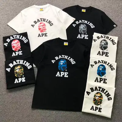 ￥88 BAPE T-SHIRT 3206032121（im 170cm 60kg i wear size M in the phot）