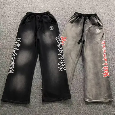 ￥288 HELLSTAR TROUSERS 3206033372（im 170cm 60kg i wear size M in the phot）