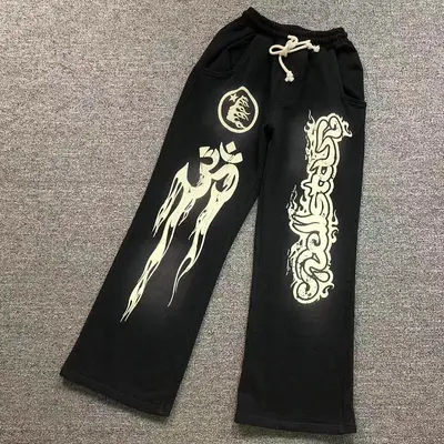 ￥218 HELLSTAR TROUSERS 3206033272（im 170cm 60kg i wear size M in the phot）