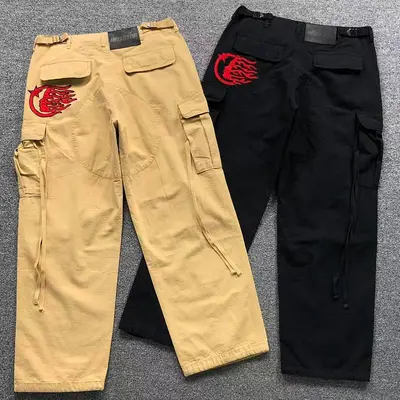 ￥419 HELLSTAR TROUSERS 3206033172（ im 170cm 60kg i wear size M in the phot）