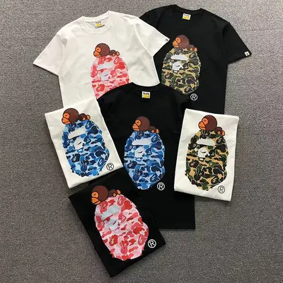 ¥88 BAPE T-SHIRT 3206030521(im 170cm 60kg i wear size M in the phot)