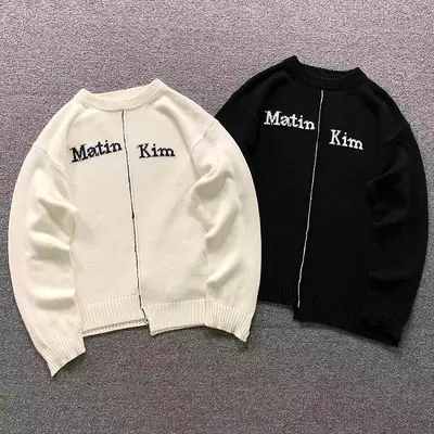 ¥138 MA⭐⭐N⭐⭐M SWEATER 3206042217(im 170cm 60kg i wear size S in the phot)