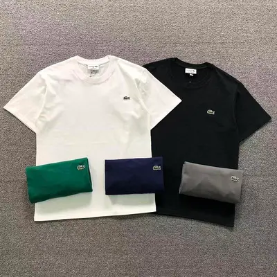 ￥128 LACOSTE T-SHIRT 22060934001（im 170cm 60kg i wear size M in the phot）