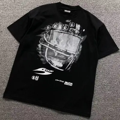 ￥95 HELLSTAR T-SHIRT 5260858162（im 170cm 60kg i wear size M in the phot）