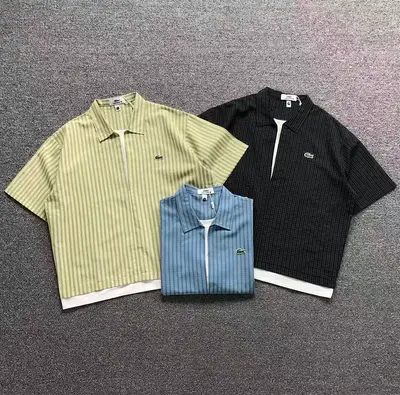 ￥175 LACOSTE T-SHIRT 22060940001（im 170cm 60kg i wear size M in the phot）