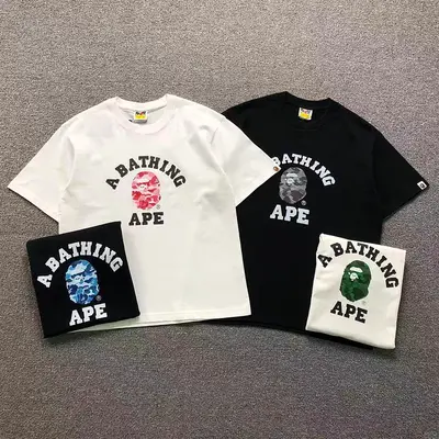 ¥82 BAPE T-SHIRT 4206100798(im 170cm 60kg i wear size M in the phot)