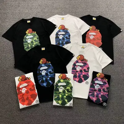 ￥98 BAPE T-SHIRT 3206131321（ im 170cm 60kg i wear size M in the phot）