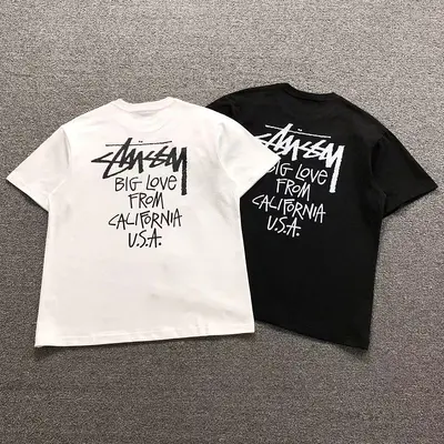 ￥82 STUSSY T-SHIRT 526160482（im 170cm 60kg i wear size M in the phot）