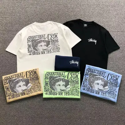 ￥82 STUSSY T-SHIRT 126172002（im 170cm 60kg i wear size M in the phot）