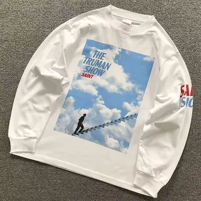 ￥129 SAINT MICHAEL LONG SLEEVED 306186717（im 170cm 60kg i wear size S in the phot）