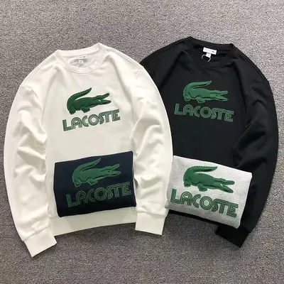 ￥145 LACOSTE HOODIE 2206181604（im 170cm 60kg i wear size L in the phot）