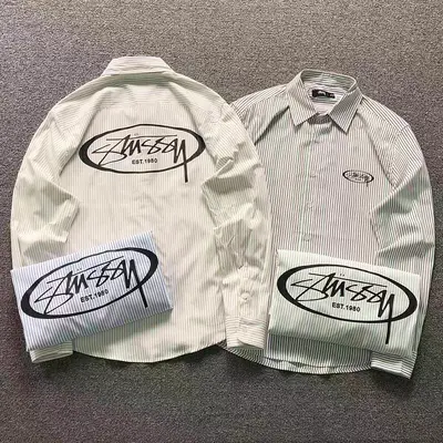 ¥118 STUSSY SHIRT 526201682(im 170cm 60kg i wear size M in the phot)