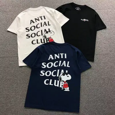 ¥88 ANTI SOCIAL SOCIAL CLUB T-SHIRT 3206211402(im 170cm 60kg i wear size M in the phot)