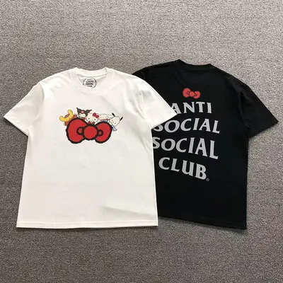 ¥88 ANTI SOCIAL SOCIAL CLUB T-SHIRT 3206212102(im 170cm 60kg i wear size M in the phot)