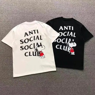 ￥88 ANTI SOCIAL SOCIAL CLUB T-SHIRT 2206211602（im 170cm 60kg i wear size M in the phot）