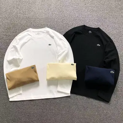 ￥135 LACOSTE LONG SLEEVED 2206250904（im 170cm 60kg i wear size XL in the phot）