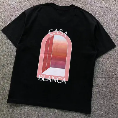 ¥129 CASABLANCA T-SHIRT 3206260211 (im 170cm 60kg i wear size S in the phot)