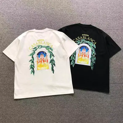 ¥129 CASABLANCA T-SHIRT 3206260511 (im 170cm 60kg i wear size S in the phot)