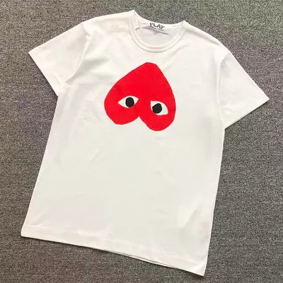 ¥98 CDG T-SHIRT 3206272321(im 170cm 60kg i wear size M in the phot)