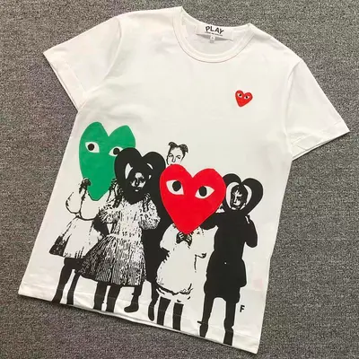 ¥98 CDG T-SHIRT 3206272221(im 170cm 60kg i wear size M in the phot)