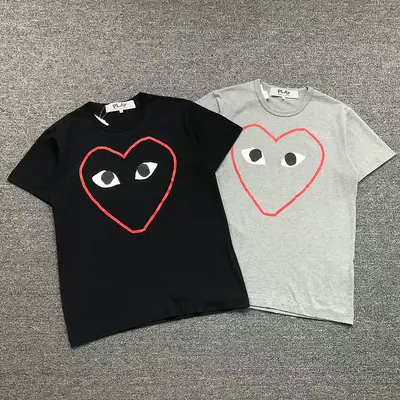 ¥98 CDG T-SHIRT 3206270221(im 170cm 60kg i wear size M in the phot)
