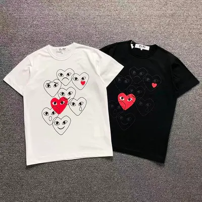 ¥98 CDG T-SHIRT 3206273321(im 170cm 60kg i wear size L in the phot)
