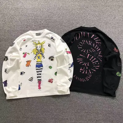 ￥218 HELLSTAR LONG SLEEVED 3206292172（im 170cm 60kg i wear size M in the phot）