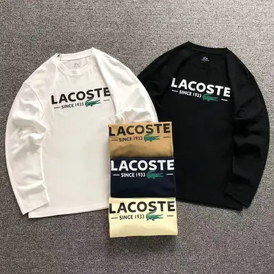 ￥135 LACOSTE LONG SLEEVED 2207021104（im 170cm 60kg i wear size XL in the phot）