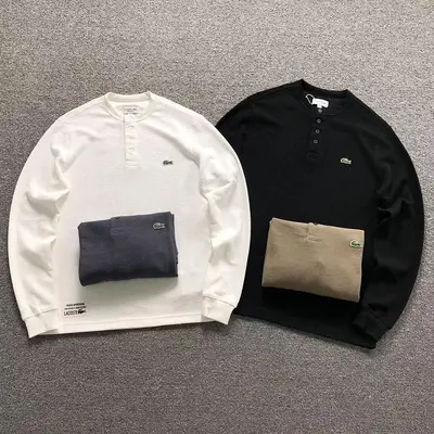 ￥135 LACOSTE LONG SLEEVED 12720309（im 170cm 60kg i wear size M in the phot）