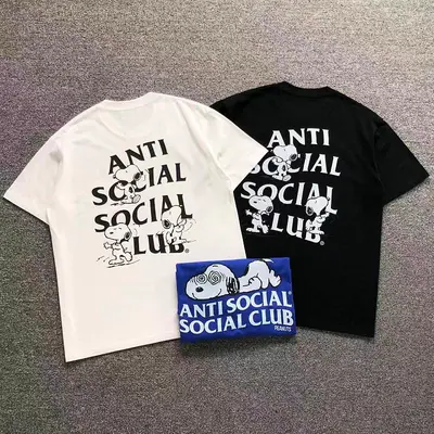 ¥88 ANTI SOCIAL SOCIAL CLUB T-SHIRT 3207030802(im 170cm 60kg i wear size L in the phot)