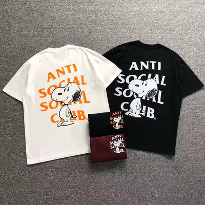 ¥88 ANTI SOCIAL SOCIAL CLUB T-SHIRT 3207031002(im 170cm 60kg i wear size L in the phot)