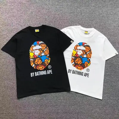 ￥82 BAPE T-SHIRT 52070603164（im 170cm 60kg i wear size M in the phot）