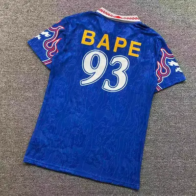 ￥135 A⭐I⭐AS BAPE FOOTBALL T-SHIRT 4207070598（im 170cm 60kg i wear size M in the phot）