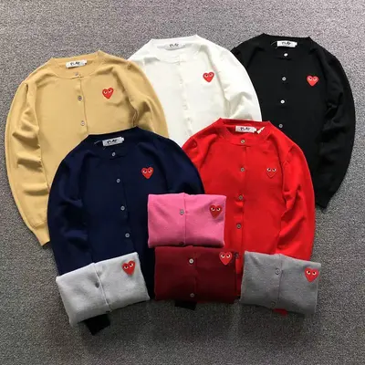 ￥105 CDG SWEATER FEMAIE STYIE 127721175（im 170cm 60kg i wear size M in the phot）