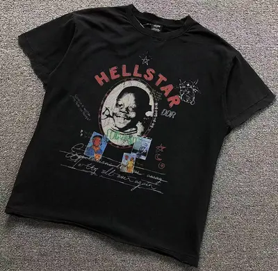 ￥105 HELLSTAR T-SHIRT 12791671（im 170cm 60kg i wear size S in the phot）