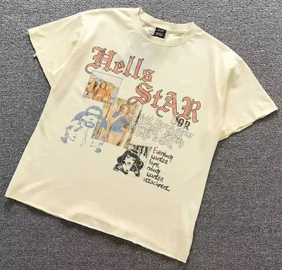 ￥105 HELLSTAR T-SHIRT 4207090271（im 170cm 60kg i wear size S in the phot）