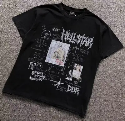 ¥105 HELLSTAR T-SHIRT 12791271(im 170cm 60kg i wear size S in the phot)