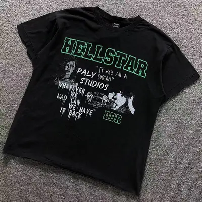 ¥105 HELLSTAR T-SHIRT 12791071(im 170cm 60kg i wear size S in the phot)