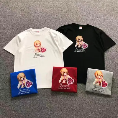 ¥98 S⭐⭐R⭐⭐E T-SHIRT 127100402(im 170cm 60kg i wear size L in the phot)