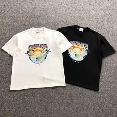 ￥88 CASABLANCA T-SHIRT 127110132（im 170cm 60kg i wear size M in the phot）