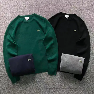 ¥135 LACOSTE SWEATER 32071321149(im 170cm 60kg i wear size L in the phot)