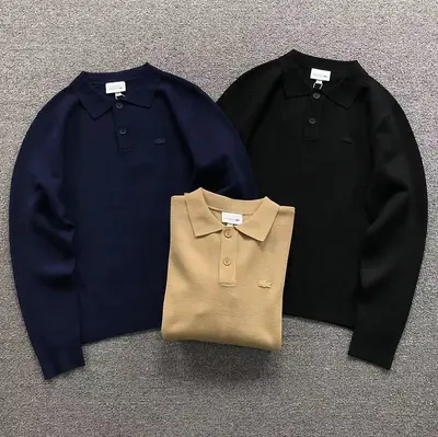 ¥168 LACOSTE SWEATER 32071319149(im 170cm 60kg i wear size L in the phot)